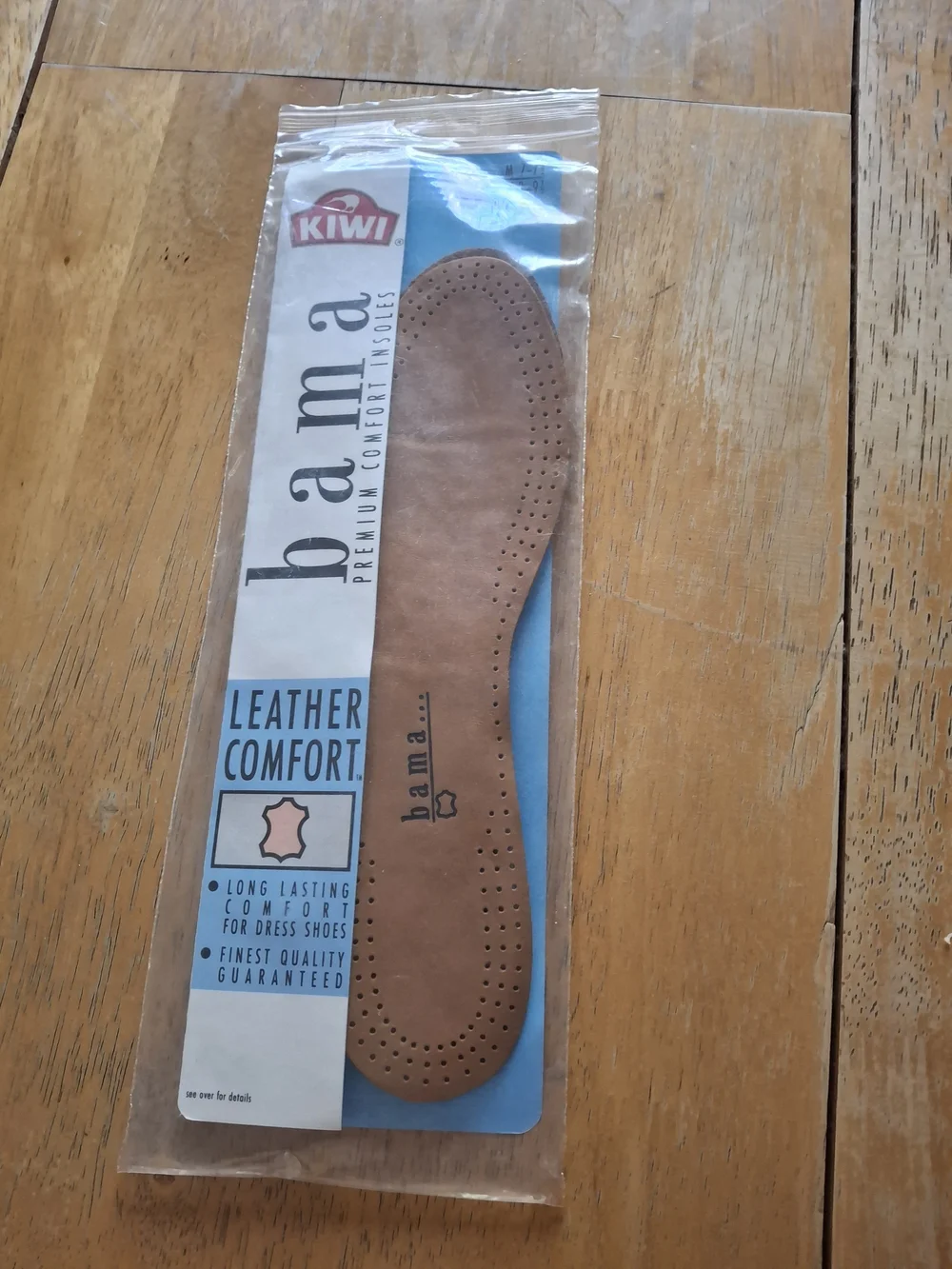 Kiwi Brown Leather Comfort Insoles - Unisex